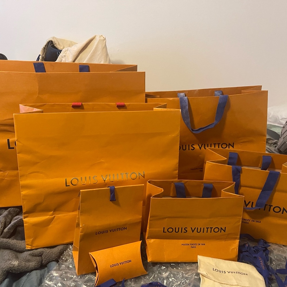 SOLD LV misc. sized shopping bags
